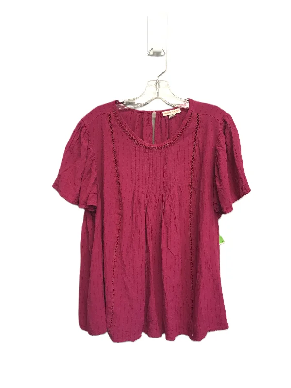 Top Short Sleeve By Knox Rose  Size: 1x