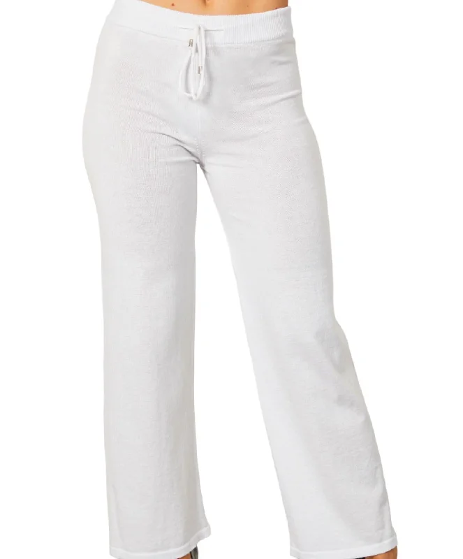 Lounge Pant In White