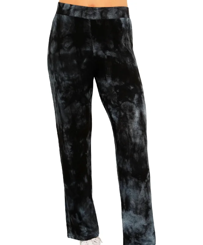 Marble Wash Lounge Pant In Storm