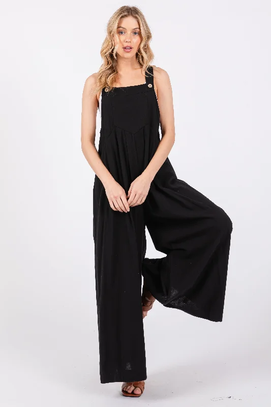 Black Wide Leg Jumpsuit