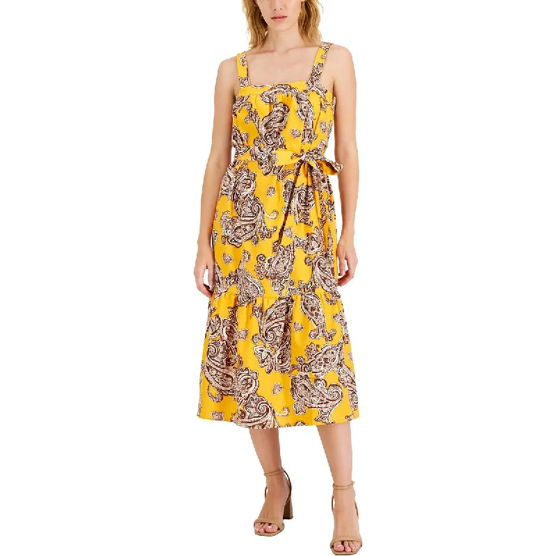 INC Womens Printed Midi Sundress