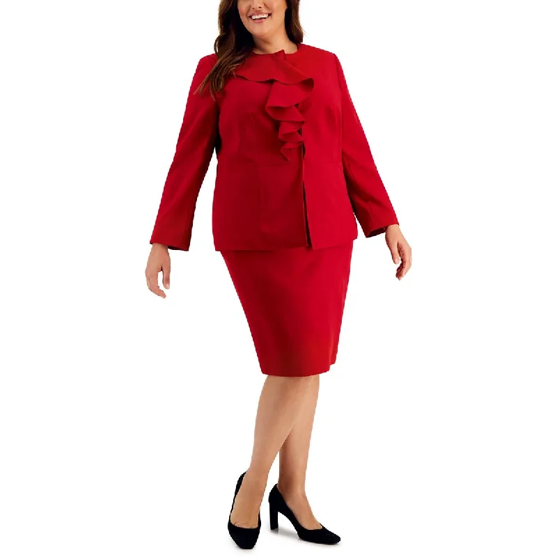 Le Suit Womens Plus 2PC  Skirt Suit