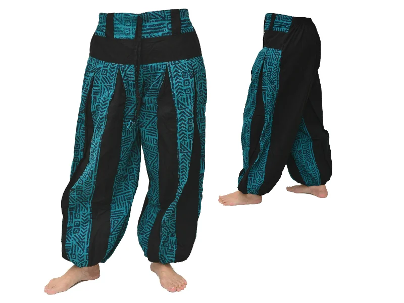 Genie Pants Aladdin Pants Men Women Black Blue