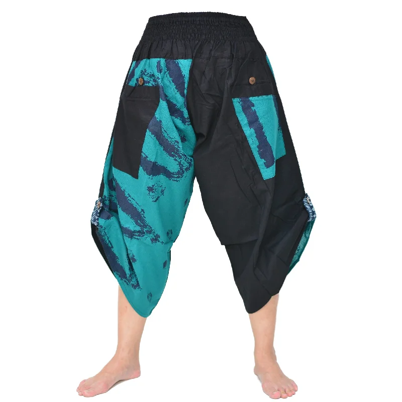 Samurai Pants Ninja Pants Yoga Pants Men Women Black Blue