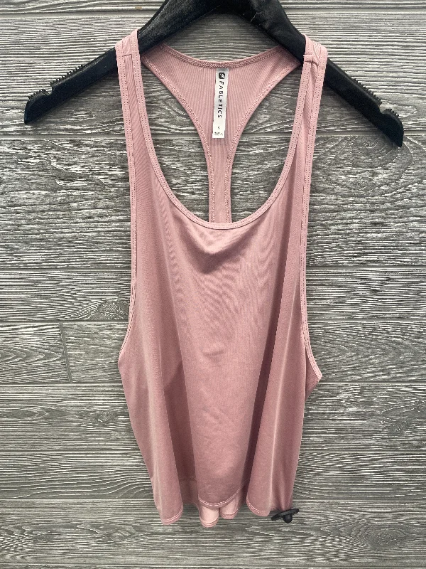 Athletic Tank Top By Fabletics In Pink, Size: S