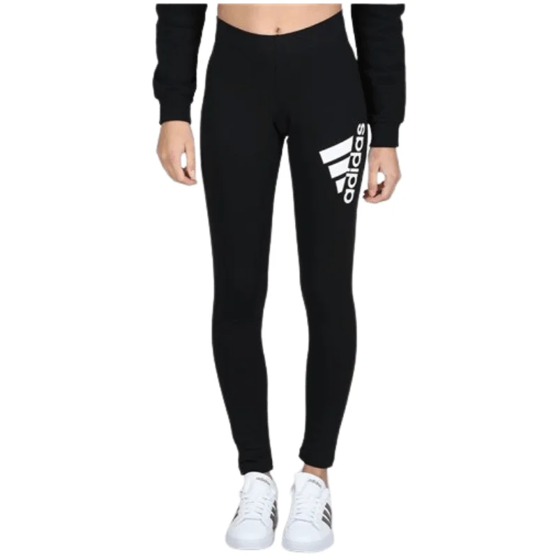 Adidas Womens Black Leggings Maxi Logo