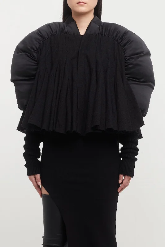 Rick Owens Duvetessa Cropped Jacket in Black