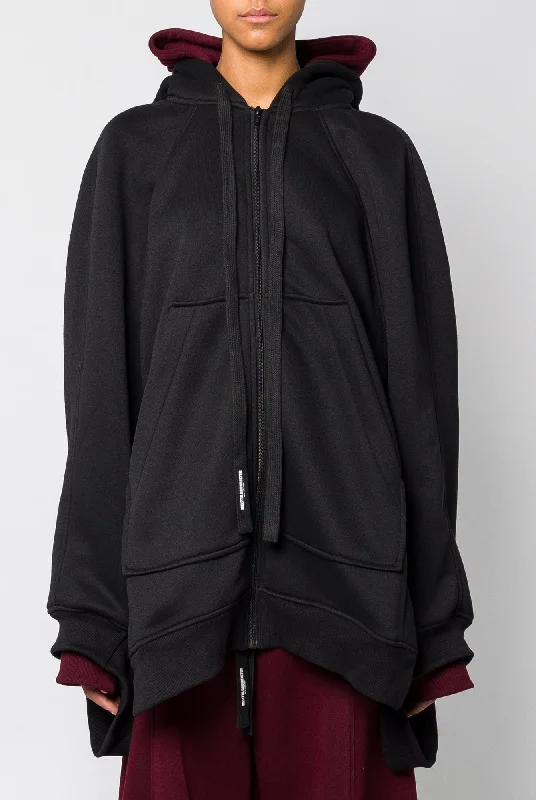 Melitta Baumeister Double Hood Hoodie in Black